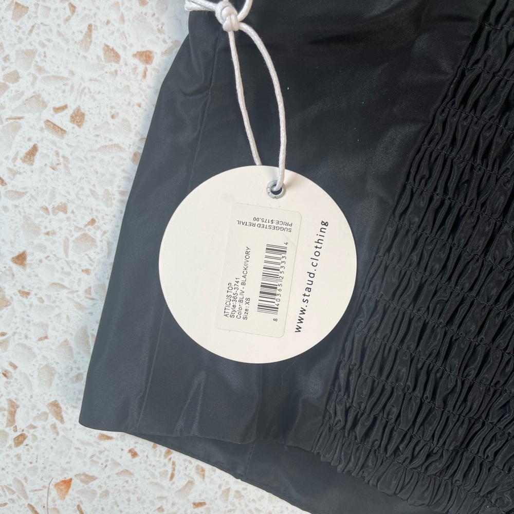 NWT Staud‎ Atticus Strapless Top with Bow - Sold Out Everywhere! - Picture 5 of 6